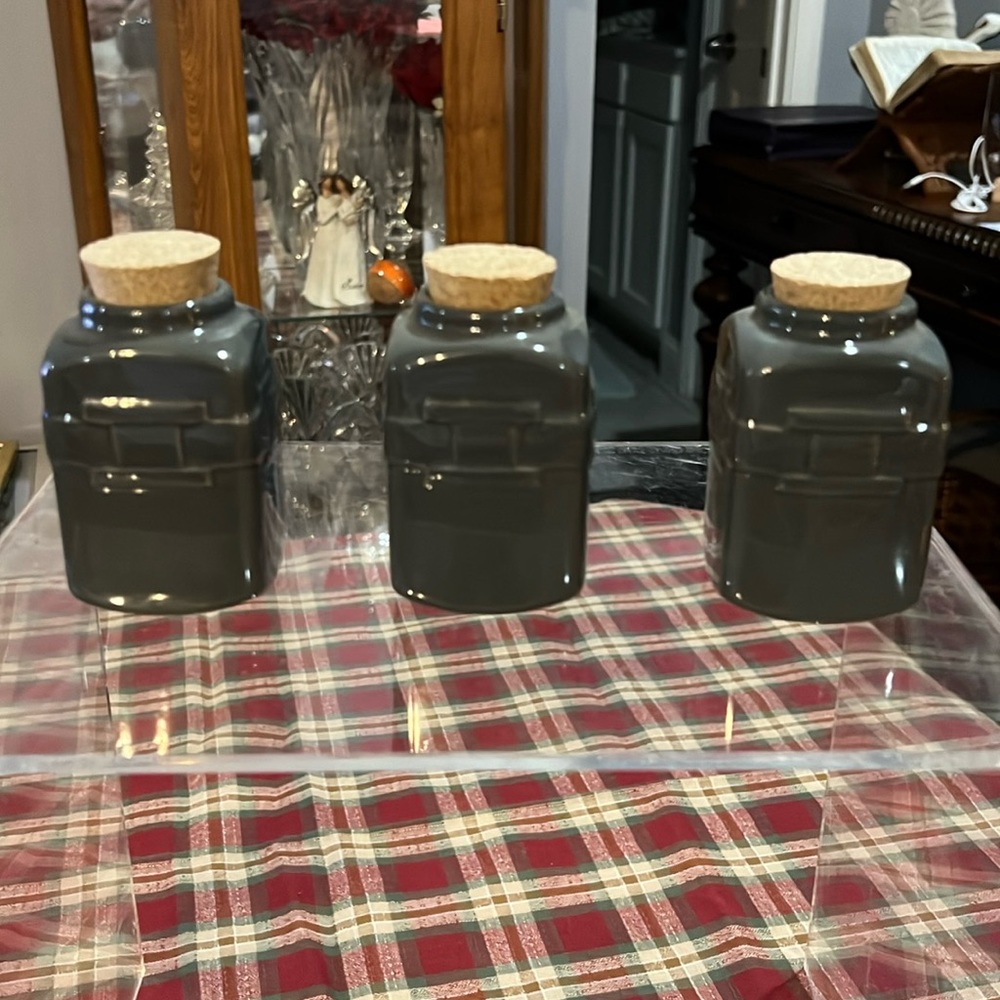 SOLD Longaberger Pewter Spice Jar